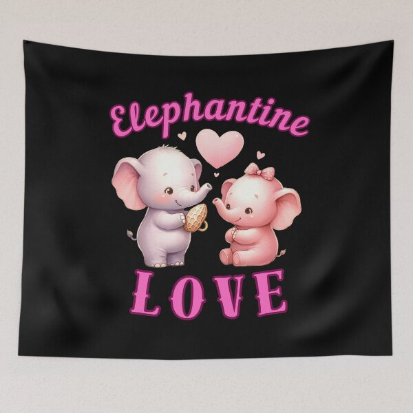Item preview, Elephantine Love. elephant head designed and sold by ElephantVibes.
