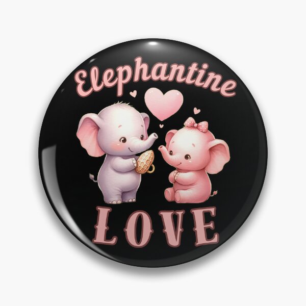 Item preview, Elephantine Love. elephant face designed and sold by ElephantVibes.