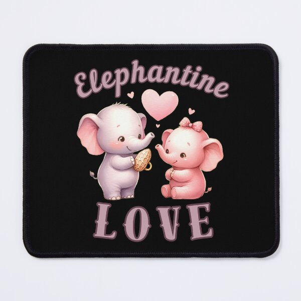 Item preview, Elephantine Love. elephant portrait designed and sold by ElephantVibes.