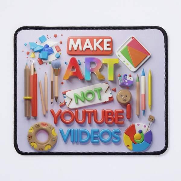 Item preview, Make Art Not Youtube Videos designed and sold by NeuroBrush.
