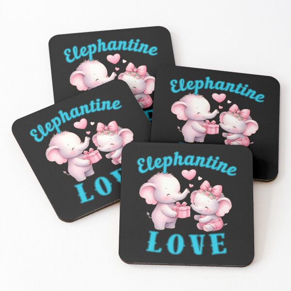 Item preview, Elephantine Love. adorable elephant designed and sold by ElephantVibes.