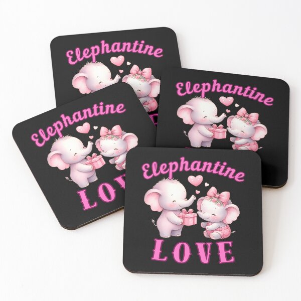 Item preview, Elephantine Love. elephant saying designed and sold by ElephantVibes.