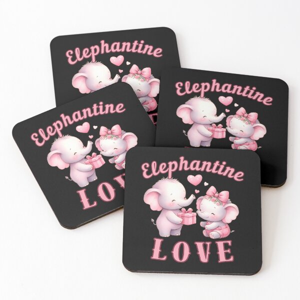 Item preview, Elephantine Love. elephant quote designed and sold by ElephantVibes.