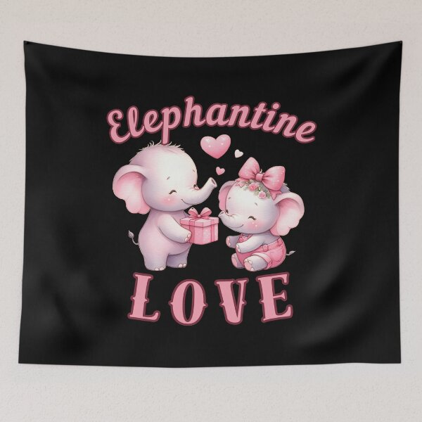 Item preview, Elephantine Love. elephant quote designed and sold by ElephantVibes.
