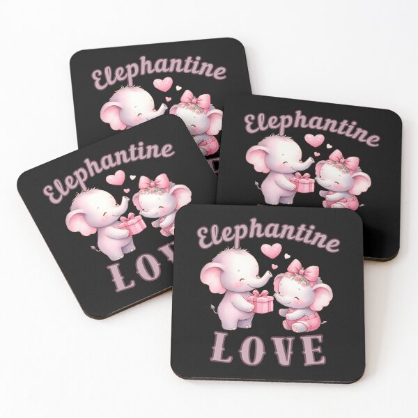 Item preview, Elephantine Love. Flower elephant designed and sold by ElephantVibes.