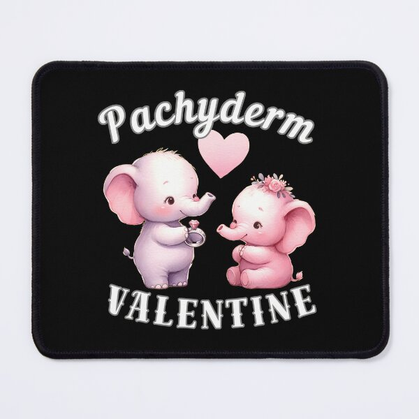 Item preview, Pachyderm Valentine designed and sold by ElephantVibes.
