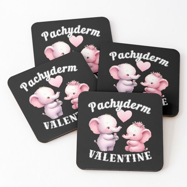 Item preview, Pachyderm Valentine designed and sold by ElephantVibes.