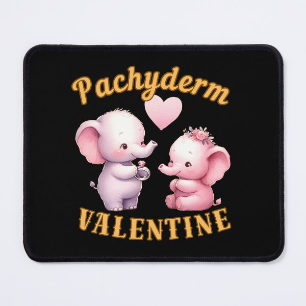 Item preview, Pachyderm Valentine. elephant lover designed and sold by ElephantVibes.