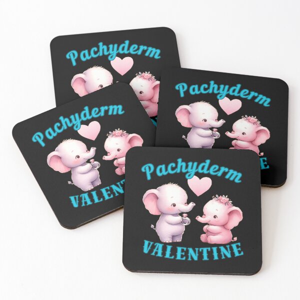 Item preview, Pachyderm Valentine. funny elephant designed and sold by ElephantVibes.