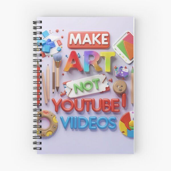 Item preview, Make Art Not Youtube Videos designed and sold by NeuroBrush.