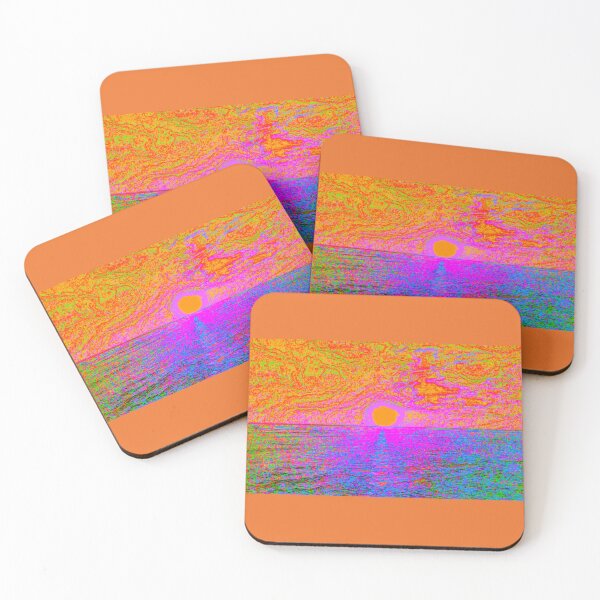 Item preview, Leahi Park pink-burst sunset designed and sold by R-F-B.