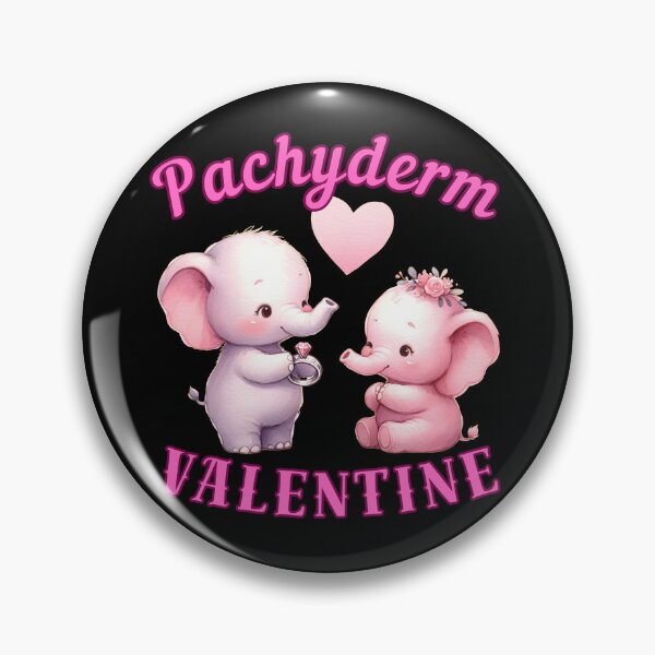 Item preview, Pachyderm Valentine. elephant head designed and sold by ElephantVibes.
