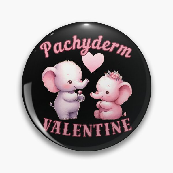 Item preview, Pachyderm Valentine. elephant face designed and sold by ElephantVibes.