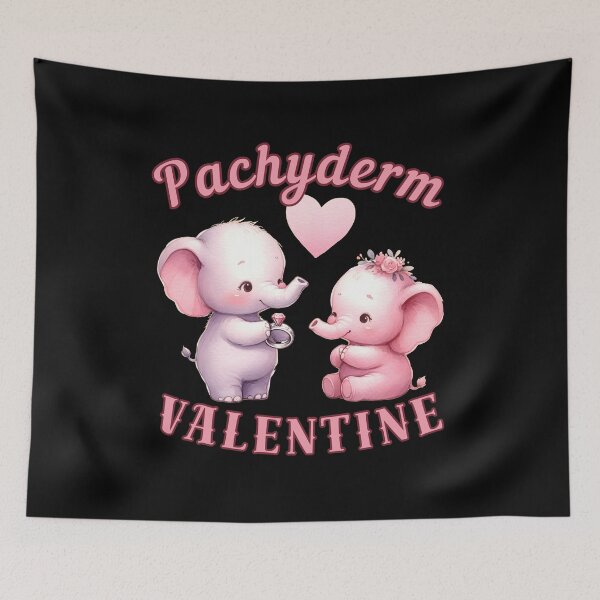 Item preview, Pachyderm Valentine. elephant face designed and sold by ElephantVibes.