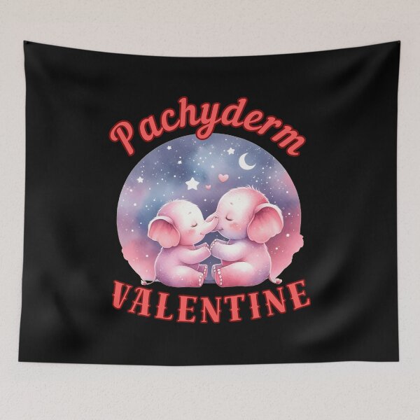 Item preview, Pachyderm Valentine. happy elephant designed and sold by ElephantVibes.