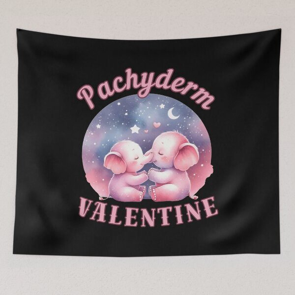 Item preview, Pachyderm Valentine. elephant quote designed and sold by ElephantVibes.