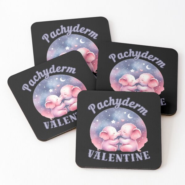 Item preview, Pachyderm Valentine. elephant quote designed and sold by ElephantVibes.