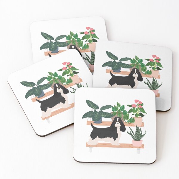 Item preview, American Cocker Spaniel And Plants designed and sold by TheAnimalZ00.