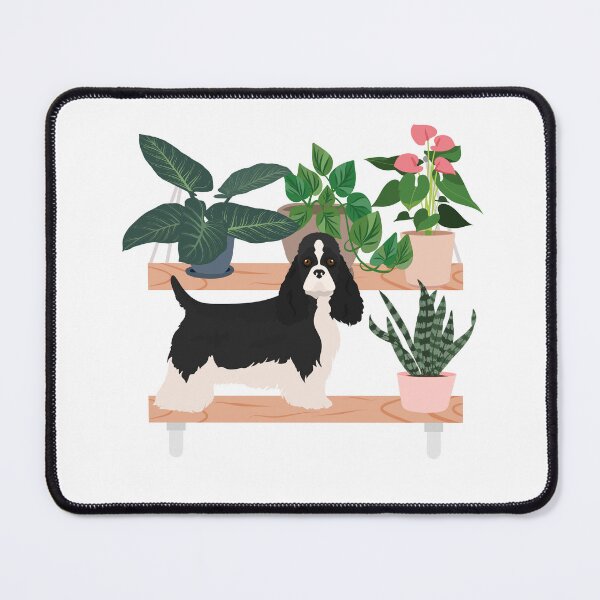 Item preview, American Cocker Spaniel And Plants designed and sold by TheAnimalZ00.