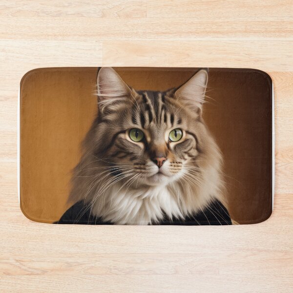 Item preview, Anthropomorphic Cat Collection - Domestic Longhair #103 Mackerel Tabby Cat designed and sold by elektronen.