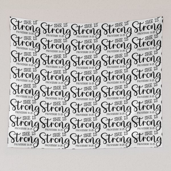 Item preview, She is Strong designed and sold by HerMindSpeaks.