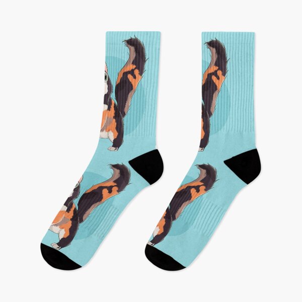 Artikelvorschau, Blauer Hintergrund der Calico-Katze entworfen und verkauft von PacocaStore.