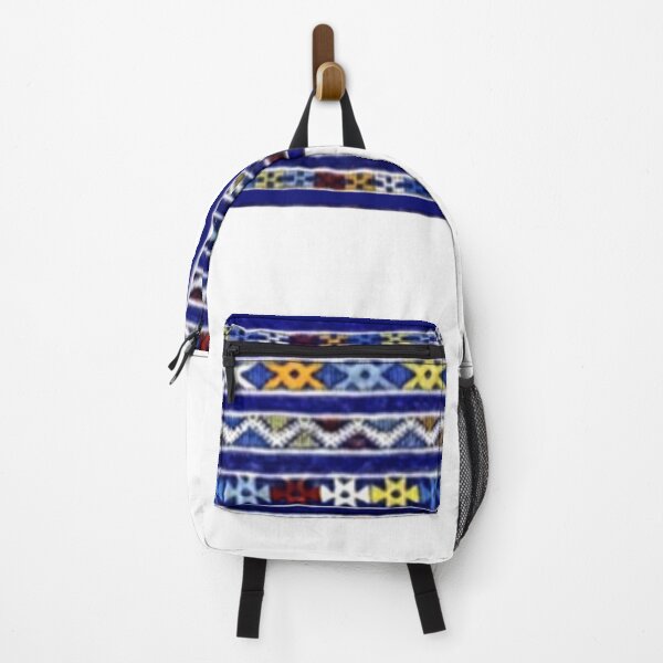 Item preview, Morocco Blue and White Décor Beautiful Design Inspired by Moroccan Rugs designed and sold by InPrintedWord.