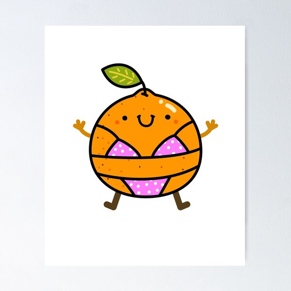 Artikelvorschau, Kawaii Orange im Bikini entworfen und verkauft von kawaiilife.