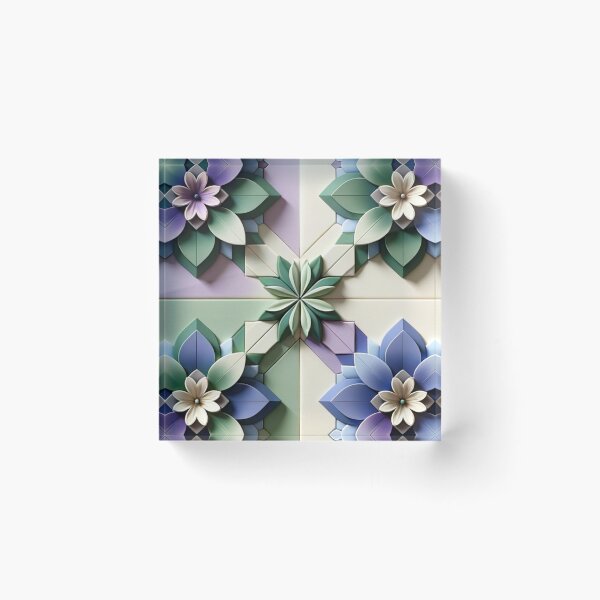 Item preview,   Futuristic Geometric In Neon Green, Green Blush Pink And Pink Artwork designed and sold by mymagicstoreus.
