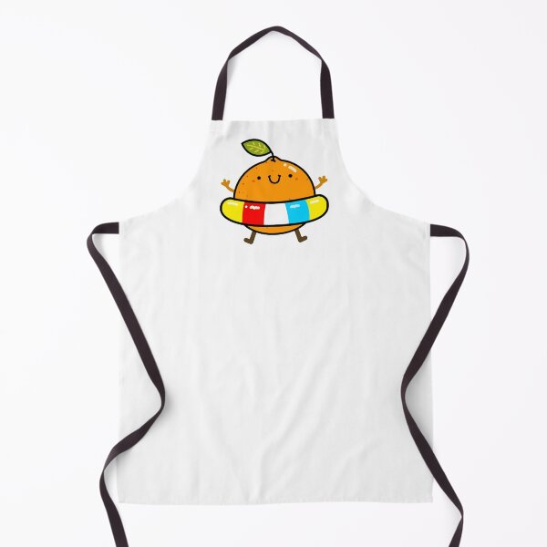 Item preview, Kawaii Orange With Pool Floatie designed and sold by kawaiilife.