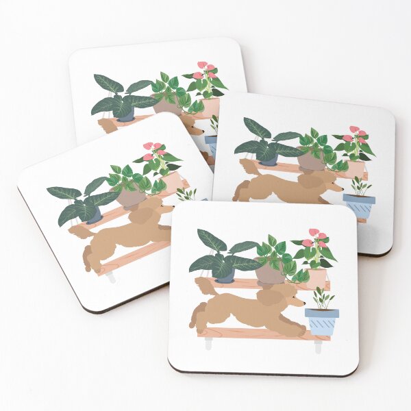 Item preview, Poodle And Plants designed and sold by TheAnimalZ00.