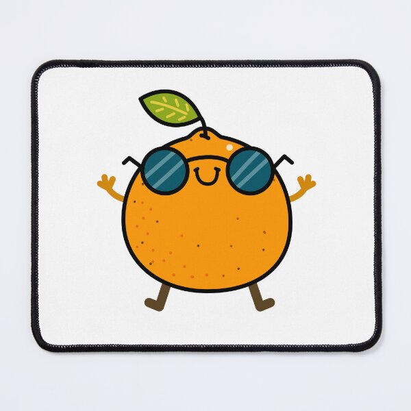 Item preview, Kawaii Orange With Sunglasses designed and sold by kawaiilife.