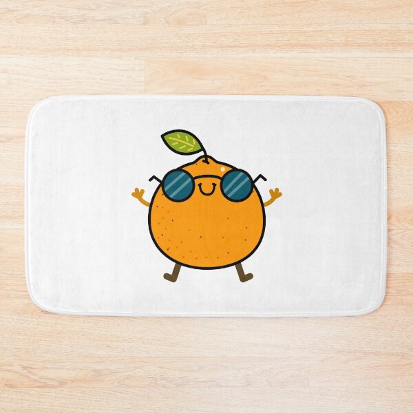 Item preview, Kawaii Orange With Sunglasses designed and sold by kawaiilife.