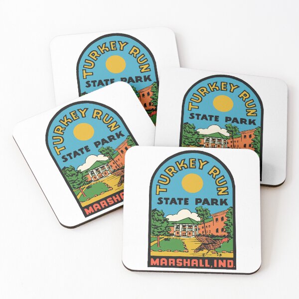 Item preview, Vintage Style Turkey Run State Park designed and sold by Decal Mania.