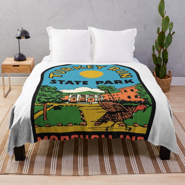 Item preview, Vintage Style Turkey Run State Park designed and sold by Decal Mania.