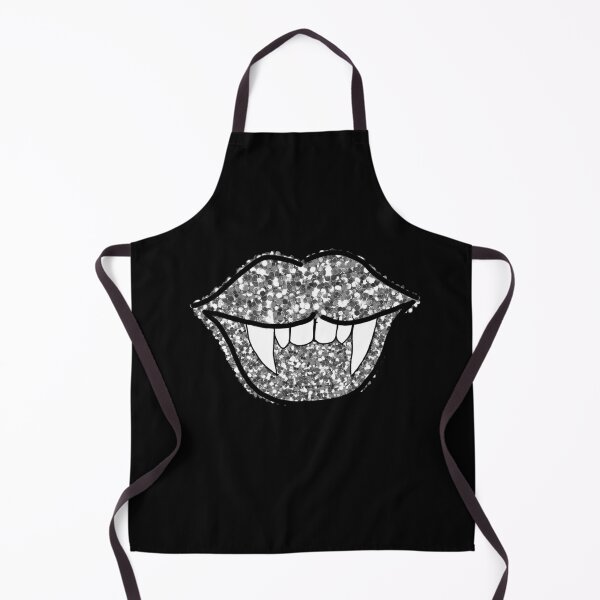 Item preview, Silver Glitter Fang Lips designed and sold by Regina DuBois.