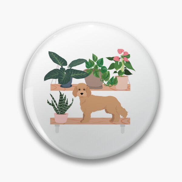 Item preview, Cockapoo And Plants designed and sold by TheAnimalZ00.