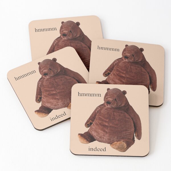 Item preview, hmmm indeed pondering djungelskog brown bear !! designed and sold by bbboboo.