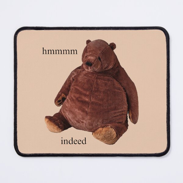Item preview, hmmm indeed pondering djungelskog brown bear !! designed and sold by bbboboo.