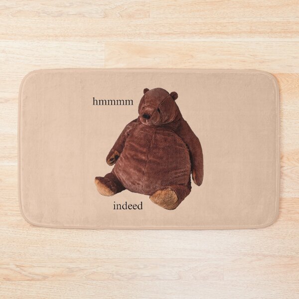 Item preview, hmmm indeed pondering djungelskog brown bear !! designed and sold by bbboboo.