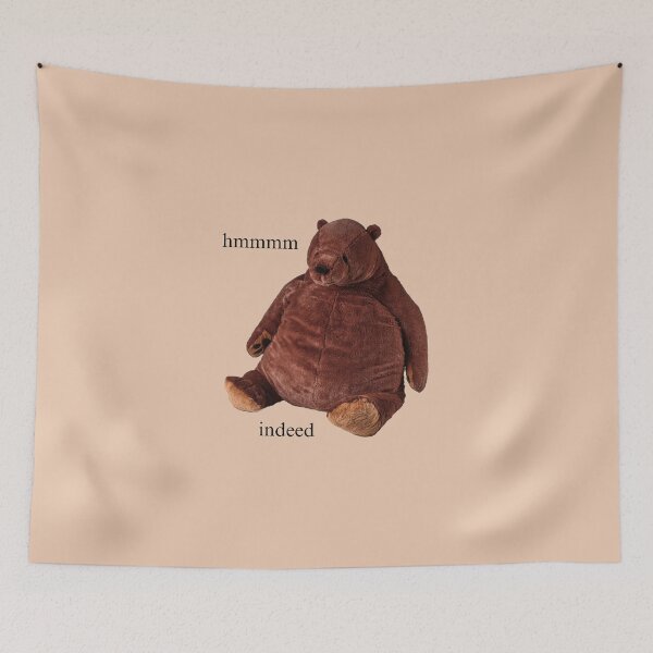 Item preview, hmmm indeed pondering djungelskog brown bear !! designed and sold by bbboboo.