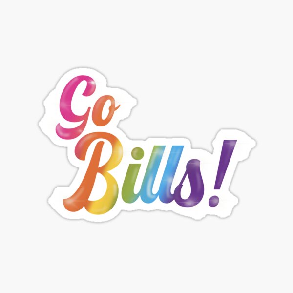 Item preview, Go Bills! (Lisa Frank style) designed and sold by SangritchShop.