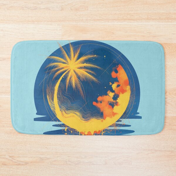 Item preview, Palm Tree and a Cool Sunset designed and sold by HausKatz.