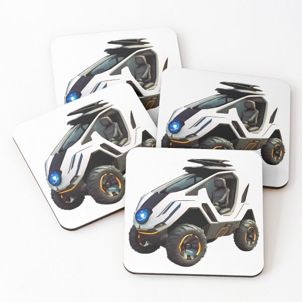 Item preview, future car, all terrain ATV white black designed and sold by janjacbu.