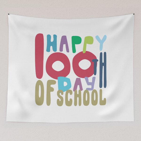 Artikelvorschau, Alles Gute zum 100. Schultag. 100 Schultage sind mehr als nur Zahlen, sie sind eine Geschichte des Triumphs entworfen und verkauft von ShabayekShop.