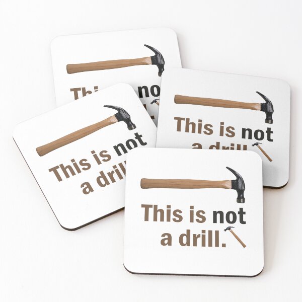 Item preview, This Is Not a Drill -Hammer  designed and sold by Rami Khalifah.