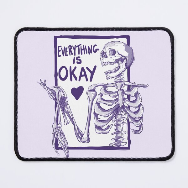 Item preview, Everything is okay skeleton designed and sold by Jess.a.creates.