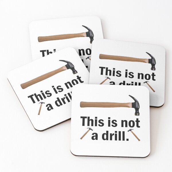 Item preview, This Is Not a Drill -Hammer  designed and sold by Rami Khalifah.