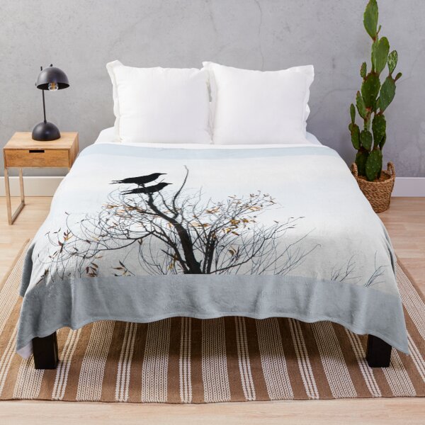 Item preview, Two Ravens Silhouetted in a Winter Tree designed and sold by CarolM.
