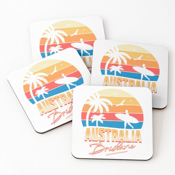Item preview, Australia Brisbane - Retro Surf designed and sold by OptimaArt.